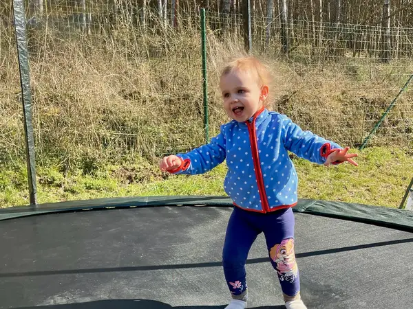 Trampolína v kempu U Hrocha